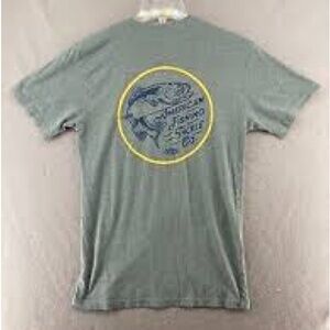 Green Short Sleeve Tee. American Fish &Tackle. Item # 11104